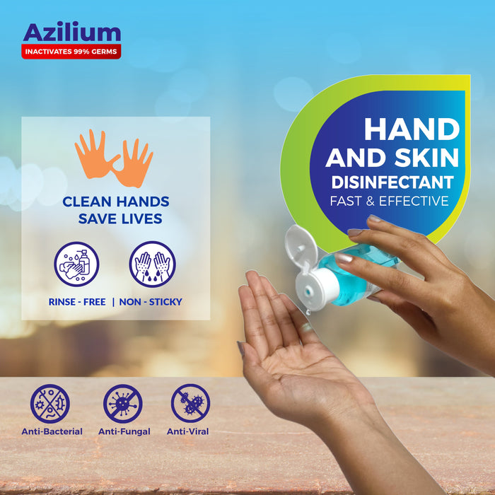 Azilium Hand and Skin Disinfectant Flip-top Sanitizer