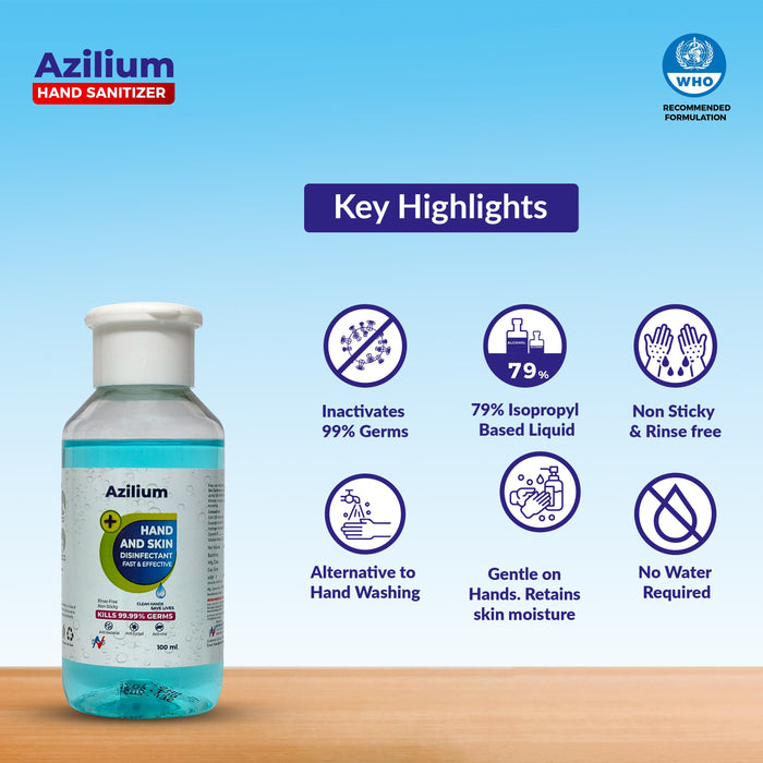 Azilium Hand and Skin Disinfectant Flip-top Sanitizer
