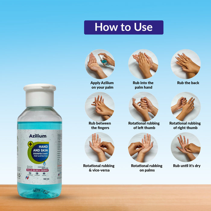 Azilium Hand and Skin Disinfectant Flip-top Sanitizer
