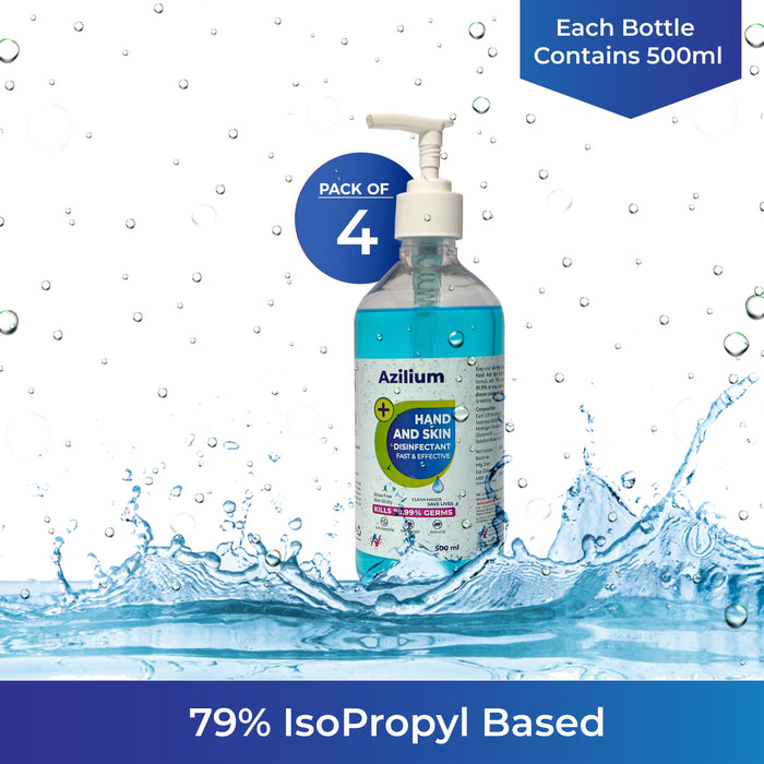 Azilium Hand and Skin Disinfectant Sanitizer Pump