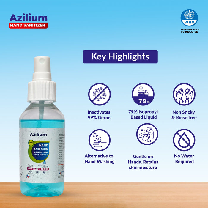 Azilium Liquid Spray Hand Sanitizer