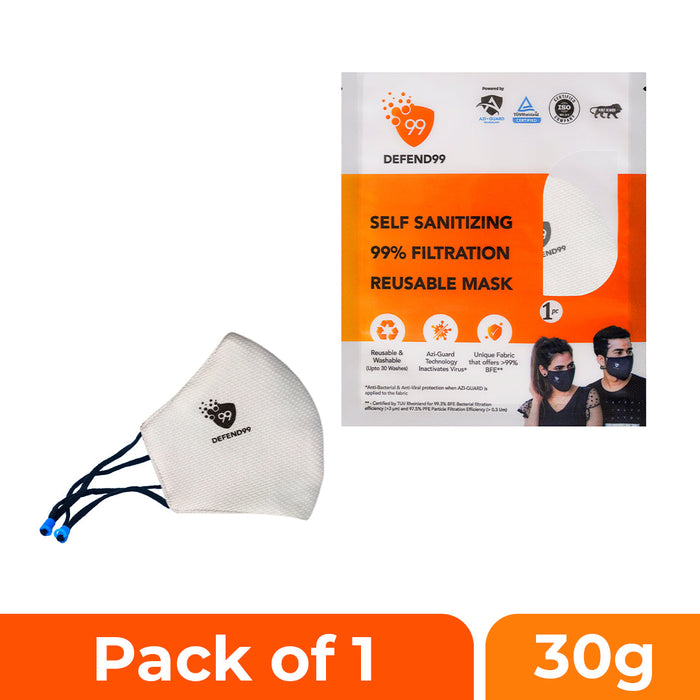DEFEND99 Single-Color Self Sanitizing Reusable