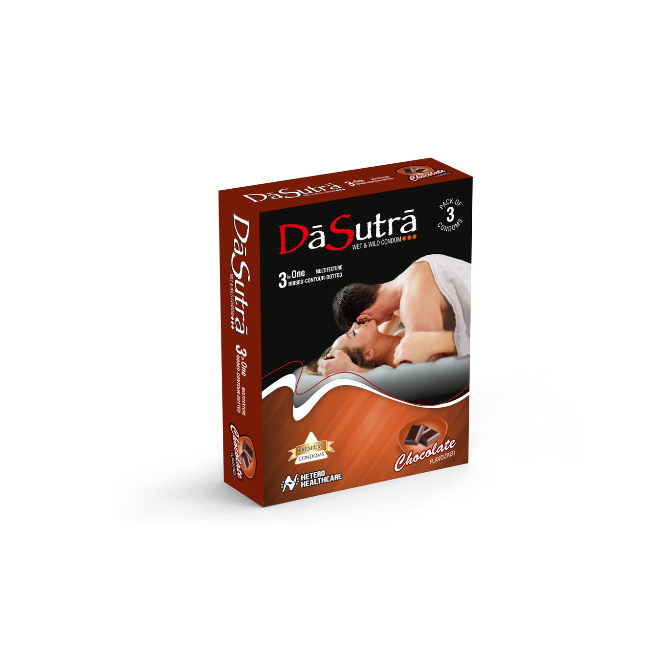 DaSutra Xtra Time Long Lasting Pleasure Condoms – Extended Pleasure, Flavored & Textured