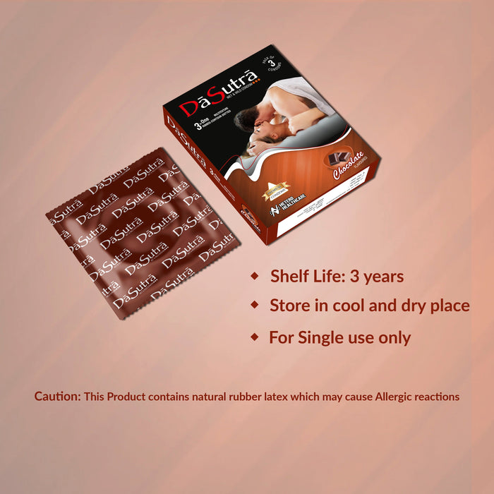 Dasutra Wet and Wild Condoms in 3 Flavors