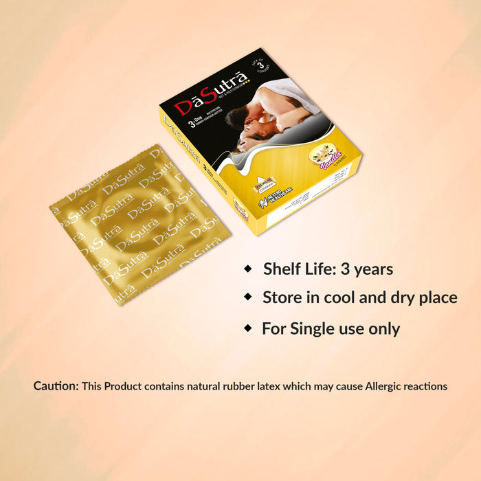 Dasutra Wet and Wild Condoms in 3 Flavors