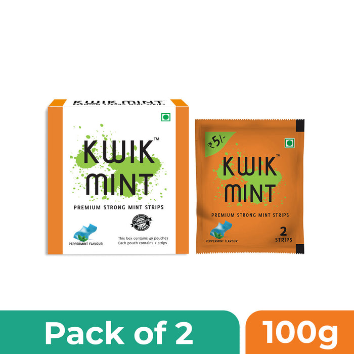 Kwik Mint Mouth Freshener Strips