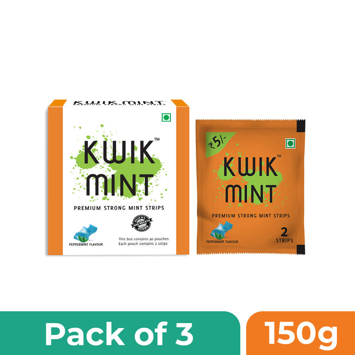 Kwik Mint Mouth Freshener Strips