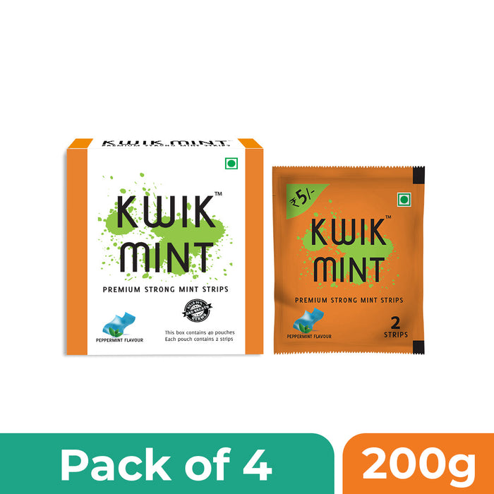 Kwik Mint Mouth Freshener Strips