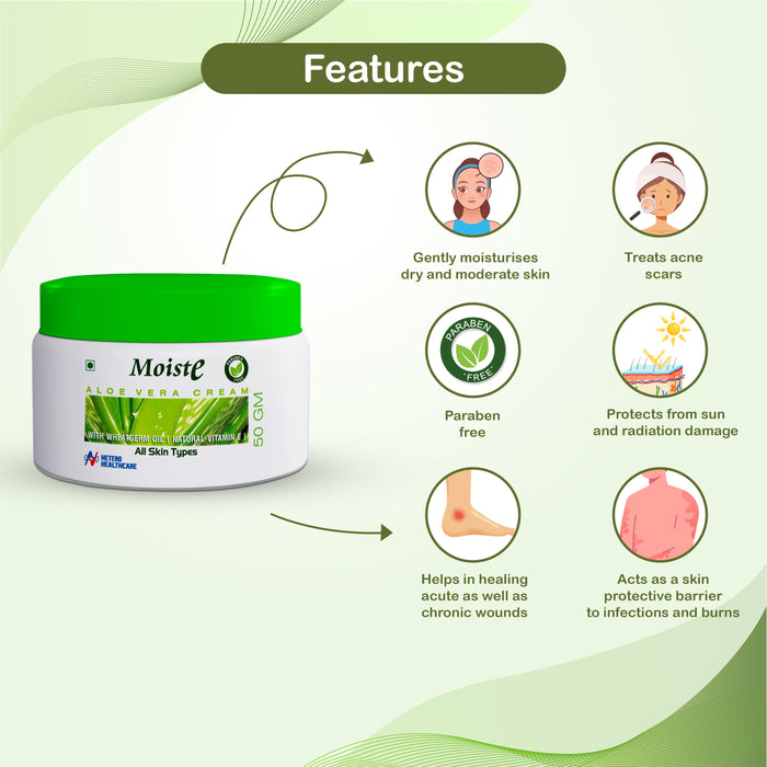 Moiste Aloe Vera Moisturizing Cream
