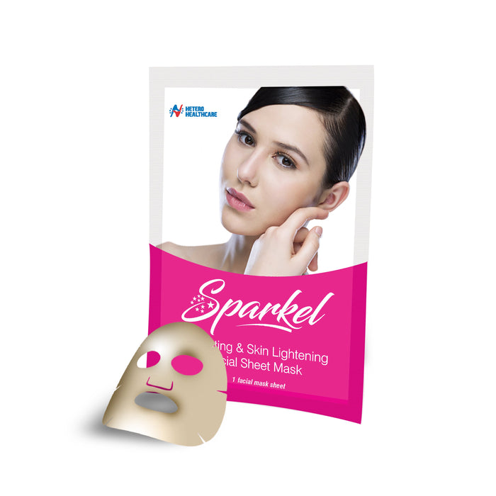 Sparkel - Hydrating  Skin Lightening Face Sheet Mask test