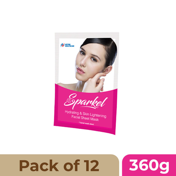 Sparkel - Hydrating  Skin Lightening Face Sheet Mask test