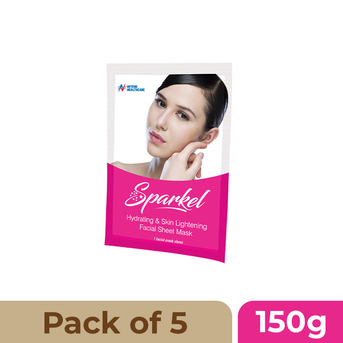 Sparkel - Hydrating  Skin Lightening Face Sheet Mask test